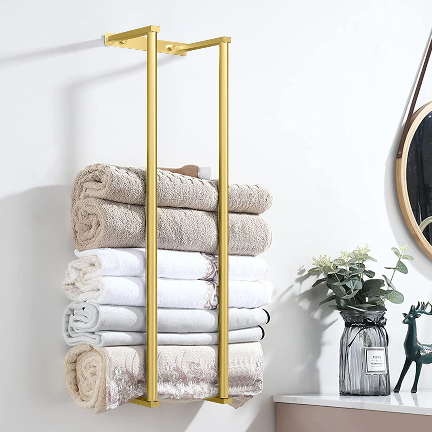 Towel Racks for Bathroom, Towel Racks for Bathroom Wall Mounted, Wall ...
