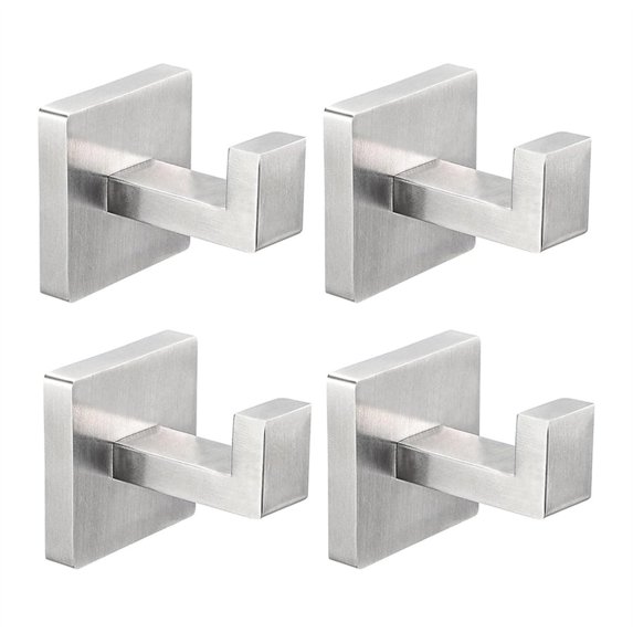 Towel Racks for Bathroom Ikeay Modern Stainless Steel Wall Hooks Set – Rustproof, Easy Install with Concealed Screws, Perfect for Towels, Coats, And More Wall Hook