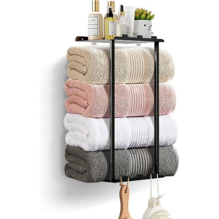 Space Saving Washcloth Storage Towel Racks For Bathroom Towel