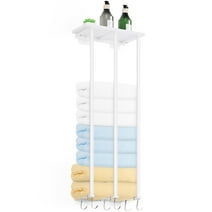 Towel Racks for Bathroom, Towel Storage Wall Mounted, Sturdy and Large Capacity, Suitable for Bathe Towels and Hand Towels