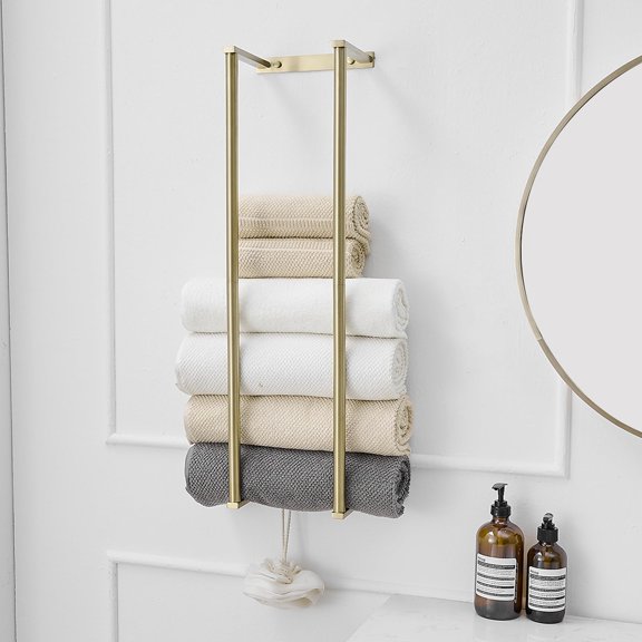 Towel Racks for Bathroom Wall Mounted for Rolled Towels