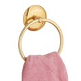 thumbnail image 1 of Towel Ring Bright Brass 6" D | Renovator's Supply, 1 of 2