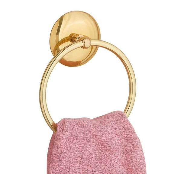 Towel Ring Bright Brass 6" D | Renovator's Supply