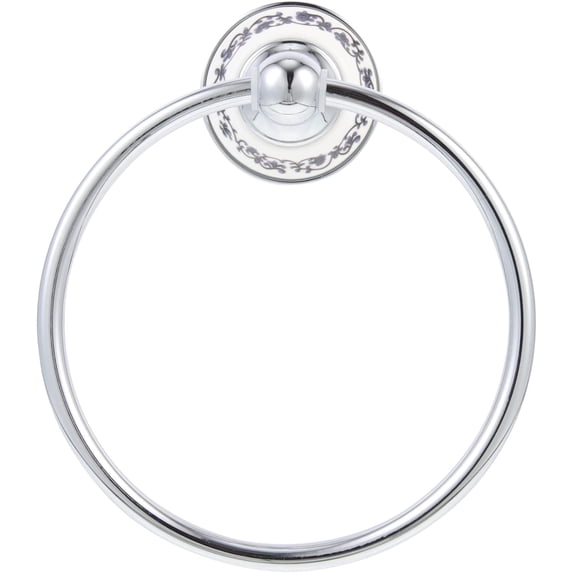 Towel Ring Circle Scarf Hanger Towel Holder Towel Hanging Ring Towel Stand Decoration Hooks Stainless Steel s Hooks Wall Mount Hooks Kitchen Accessories Ceramic Ceramics Belt