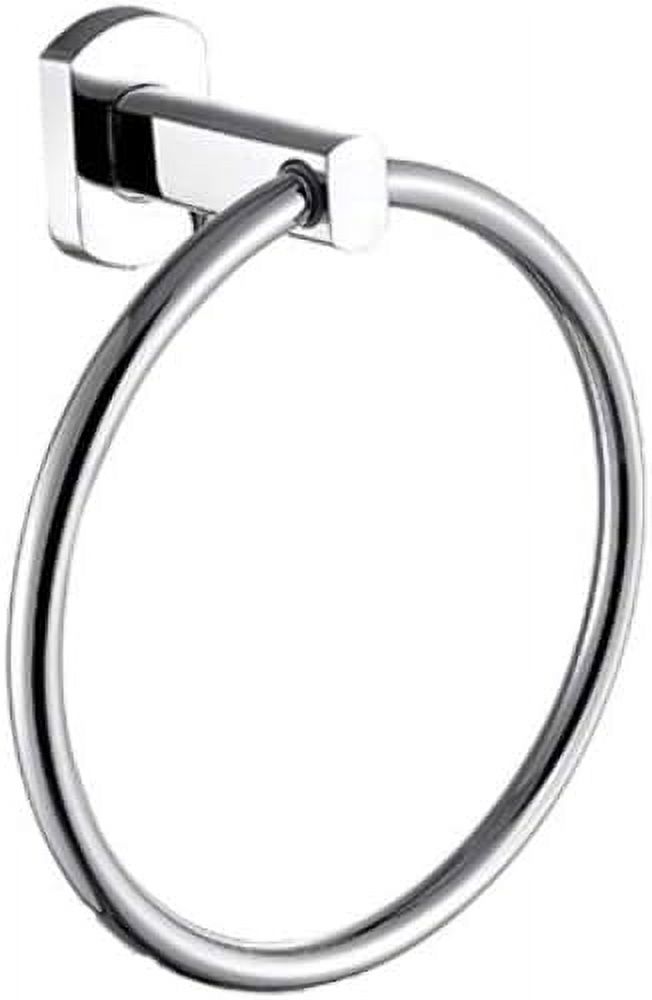 Towel Ring Towel Ring with Hook Round Towel Rack Aluminium Towel Holder