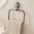 thumbnail image 1 of Towel Ring, Suction Cup Bathroom Holder, Drill-Free Installation Tool-Free Mounting, Wall-Mounted Sink Towel Rack, Home Apartment Renters, 1 of 6