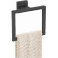 thumbnail image 1 of Towel Ring - Thicken 304 Stainless Steel Towel Holder, Towel Racks for Bathroom, Square Modern Design Hand Towel Holder, Contemporary Hand Towel Bar - Black, 1 of 7