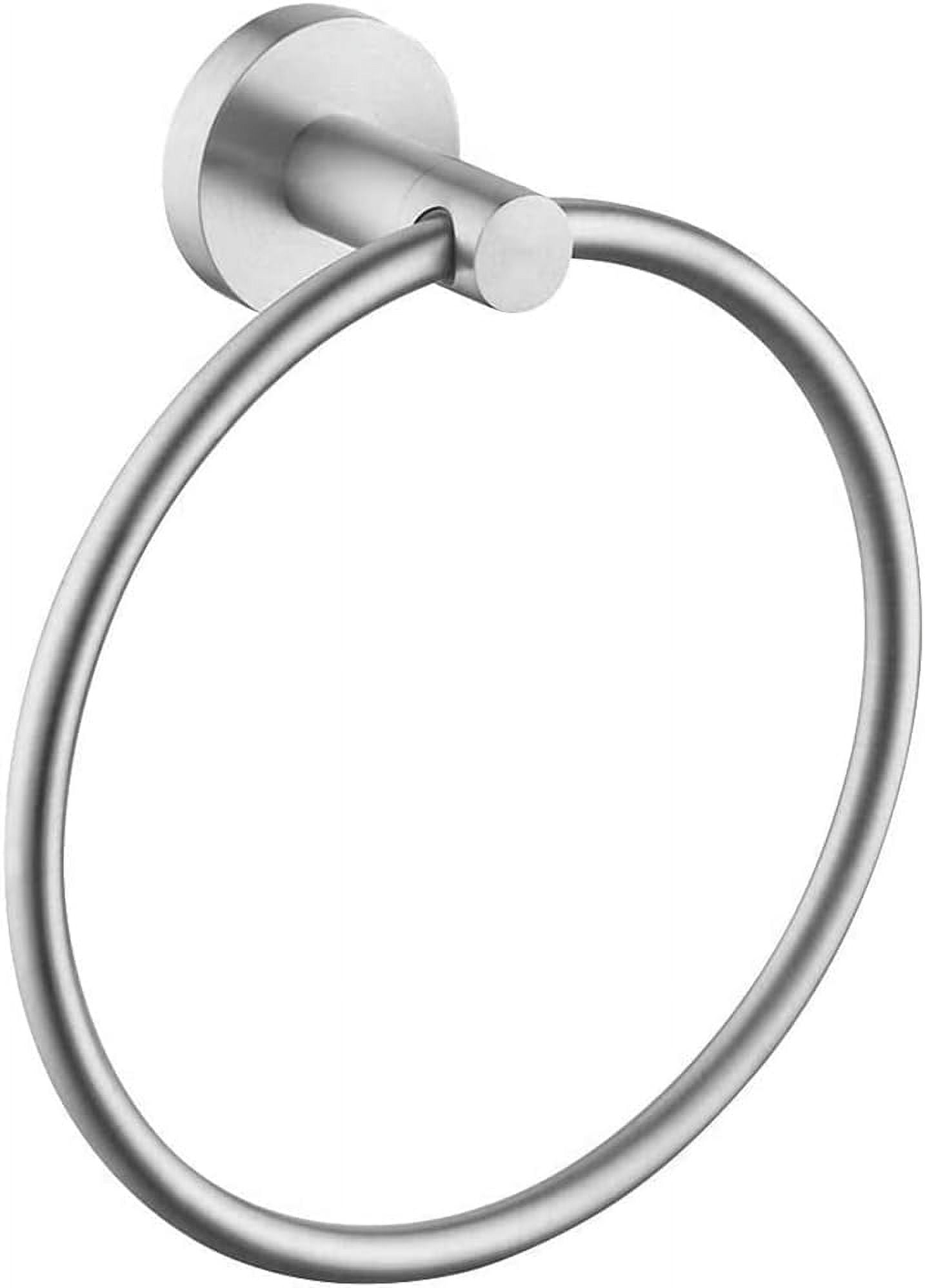 Towel Ring for Bathroom, Hand Towel Holder Round Towel Hanger Wall ...