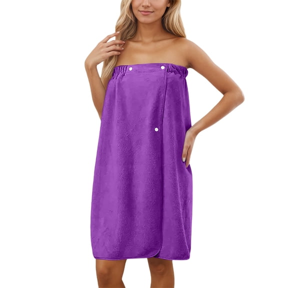 Towel Robe for Women Quick Dry Towel Wraps for Women Adjustable Closure Cover Up for Shower Travel Pool Gym