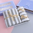 thumbnail image 1 of Towel Set (Gift Box) Gnobogi Cotton 3-in-1 Bath Towel And Facial Towel Soft Bath Towel Set of 3 Piece up to 30% off Clearance, 1 of 2