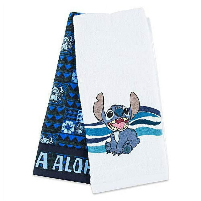 Disney Blue Stitch 2-Piece Kitchen Towel Set – Ukonic