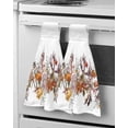 thumbnail image 1 of Towel Soft Cloth Cleaning Microfiber Dry Quick Towels Hands Kitchen Hanging Man Gingerbread Christmas, 1 of 7