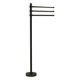 thumbnail image 1 of Towel Stand with 3 Pivoting 12 Inch Arms - Oil Rubbed Bronze / Grooved, 1 of 10