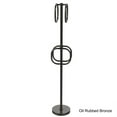 thumbnail image 1 of Towel Stand with 4 Integrated Towel Rings - Oil Rubbed Bronze / Grooved, 1 of 5