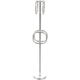 thumbnail image 1 of Towel Stand with 4 Integrated Towel Rings - Polished Chrome / Twisted, 1 of 2