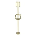 thumbnail image 1 of Towel Stand with 4 Integrated Towel Rings - Unlacquered Brass / Grooved, 1 of 5