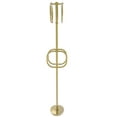 thumbnail image 1 of Towel Stand with 4 Integrated Towel Rings - Unlacquered Brass / Smooth, 1 of 9
