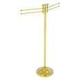 thumbnail image 1 of Towel Stand with 4 Pivoting Swing Arms in Polished Brass, 1 of 2