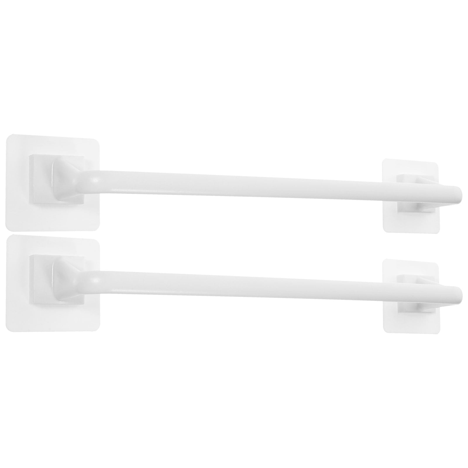 Towel Storage Rack 2Pcs Punch Free Towel Storage Rack Plastic Bath ...