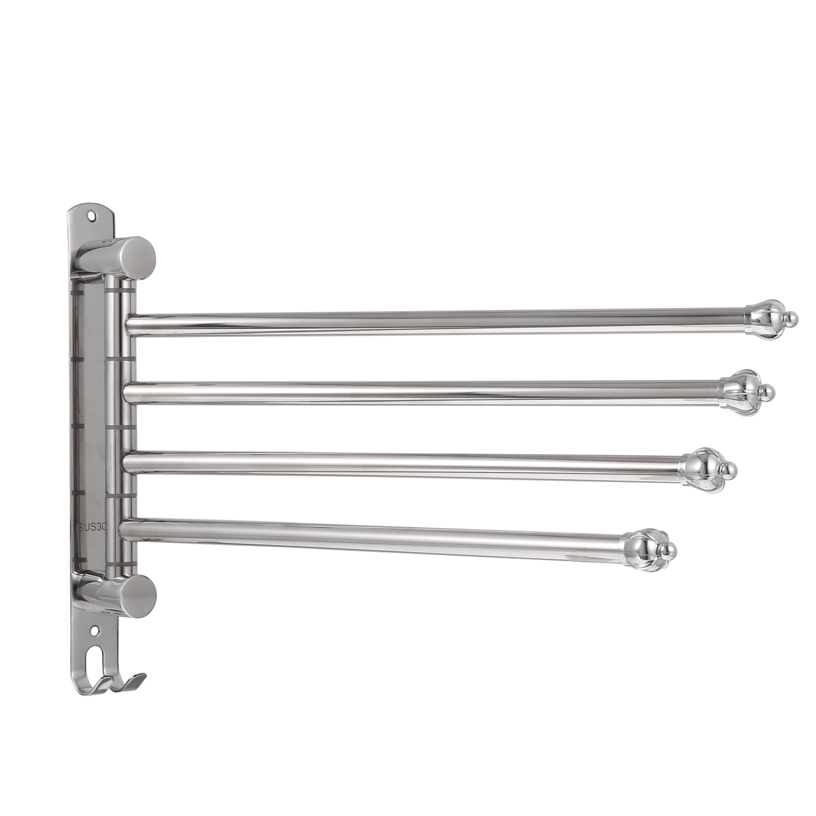 Towel Swivel Rack Swing Bar Stainless  Arm Hanger Hanger Rack Hand Steel Rotatable Bar Swinging Steel Out Shelf