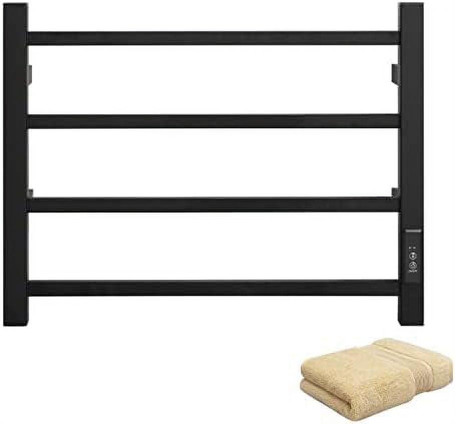 Towel Warmer 4 Bars For Bathroom Wall Mounted Bath Towel Heater