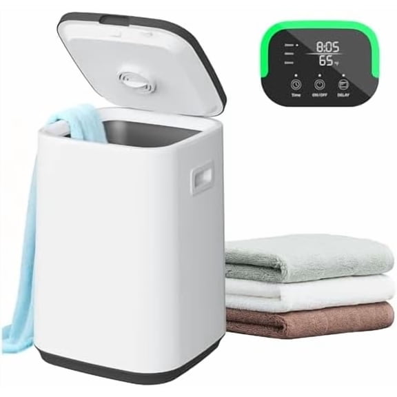 Towel Warmer for Bathroom,23L Blanket Warmers with Timer Function, LED Display, Up to 24 Hours Delay, 3 Heating Modes, Auto Shut-Off,Fragrance Holder, Child Safety Lock for Home, Hot Tub, Spa