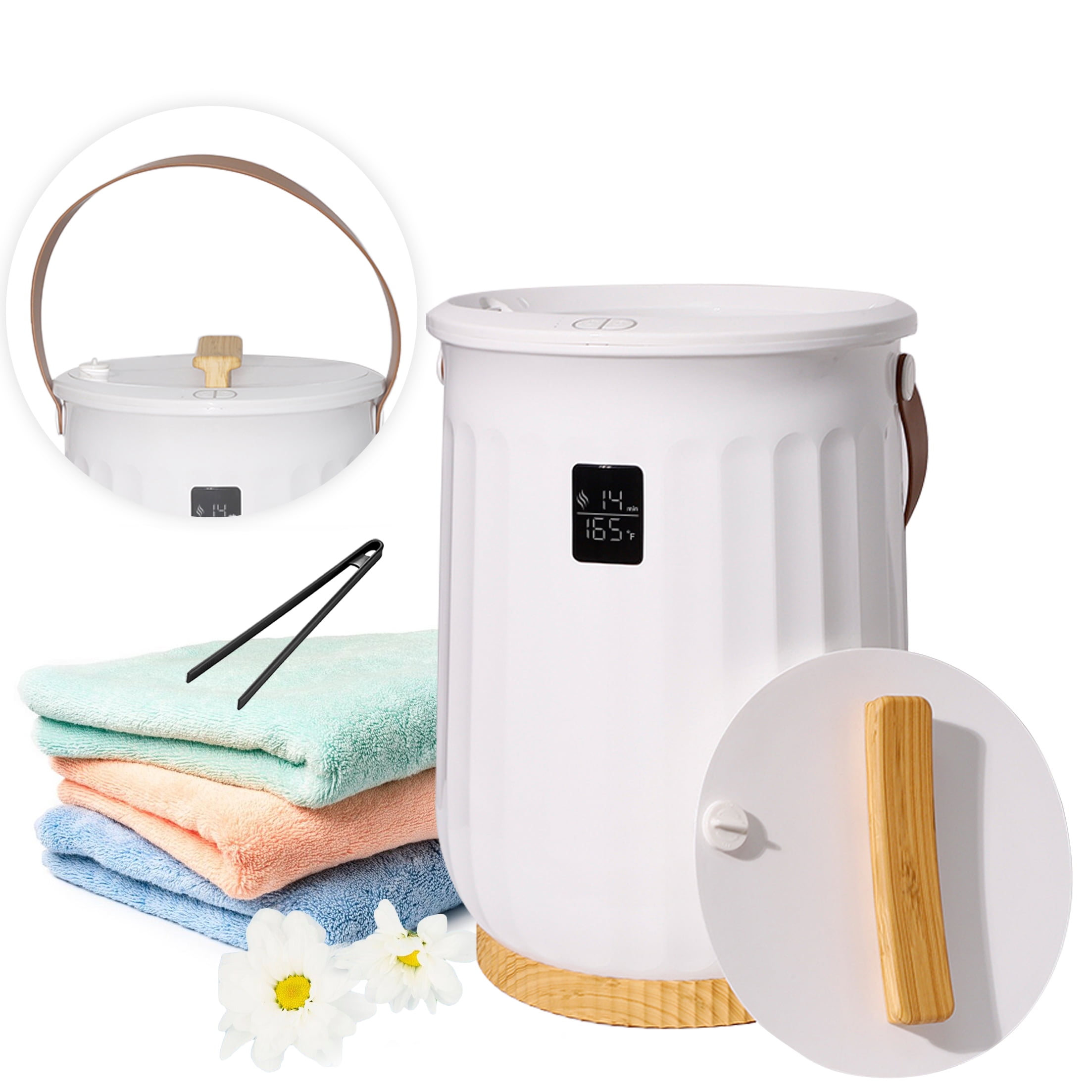 Towel Warmer Bucket, Multiple Heating Modes, Automatic Off, Suitable For Bathroom, Beauty Shopwar