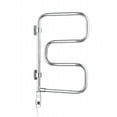 thumbnail image 1 of Heated Towel Rack, 4 Bars, Polished Chrome, Wall-Mounted Swivel Electric Towel Warmer, Plug-in Drying Rack for Bathroom (Elements), 1 of 15