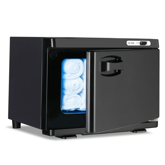 Towel Warmer, Hot Towel Warmer Cabinet, 15L Hot Towel Cabinet, Professional Large Capacity Towel Warmer for Facials, Barber, Salon, Esthetician, Gym, Hotel, Home Use, Black