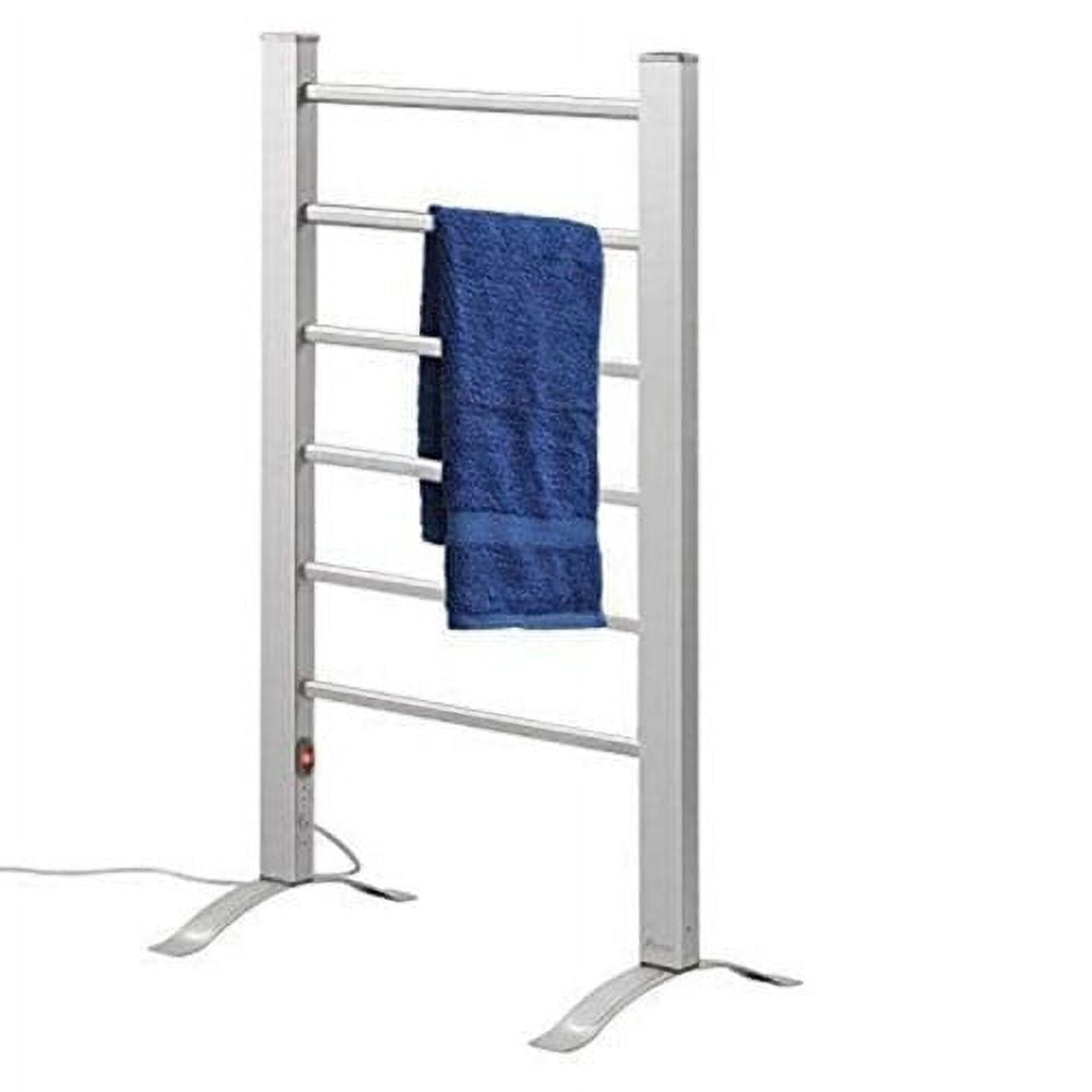 Electric Towel Warmer Heated Rack Bathroom 6 Bar Radiator Dryer