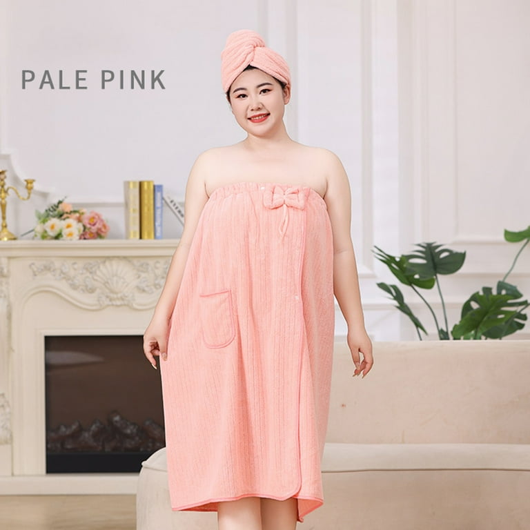 Towel Wrap for Women Plus Size, Women Shower Wrap Lightweight Spa