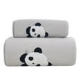thumbnail image 1 of Towel X1+Bath Towel X1 Coral Fleece Can Absorb Water Wash Face with Take A Bath Thicken Creative Adult Couple Gift Towel Large Bath Towel Set, 1 of 7