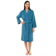 thumbnail image 1 of TowelSelections Women's Kimono Robe Turkish Cotton Soft Terry Bathrobe X-Large/XX-Large Heritage Blue, 1 of 6