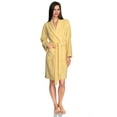 thumbnail image 1 of TowelSelections Women's Robe, Turkish Cotton Short Terry Bathrobe Medium French Vanilla, 1 of 5