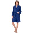 thumbnail image 1 of TowelSelections Women's Robe, Turkish Cotton Short Terry Bathrobe X-Large B. Iris, 1 of 5