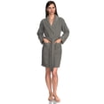 thumbnail image 1 of TowelSelections Women's Robe, Turkish Cotton Short Terry Bathrobe X-Small Sharkskin, 1 of 5