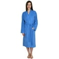 thumbnail image 1 of TowelSelections Women's Robe Turkish Cotton Soft Terry Kimono Bathrobe Large/X-Large Marina, 1 of 2