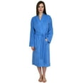thumbnail image 1 of TowelSelections Women's Robe Turkish Cotton Soft Terry Kimono Bathrobe Medium/Large Marina, 1 of 2