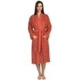 thumbnail image 1 of TowelSelections Women's Robe Turkish Cotton Soft Terry Kimono Bathrobe X-Large/XX-Large Ginger Spice, 1 of 2