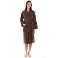 thumbnail image 1 of TowelSelections Women's Robe Turkish Cotton Soft Terry Kimono Bathrobe X-Small/Small Deep Taupe, 1 of 6
