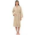 thumbnail image 1 of TowelSelections Women's Robe, Turkish Cotton Terry Shawl Bathrobe Large/X-Large Creme Brulee, 1 of 6
