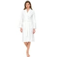 thumbnail image 1 of TowelSelections Women's Robe, Turkish Cotton Terry Shawl Bathrobe Large/X-Large White, 1 of 6