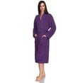 thumbnail image 1 of TowelSelections Women's Robe, Turkish Cotton Terry Shawl Bathrobe Medium/Large Purple Heart, 1 of 1