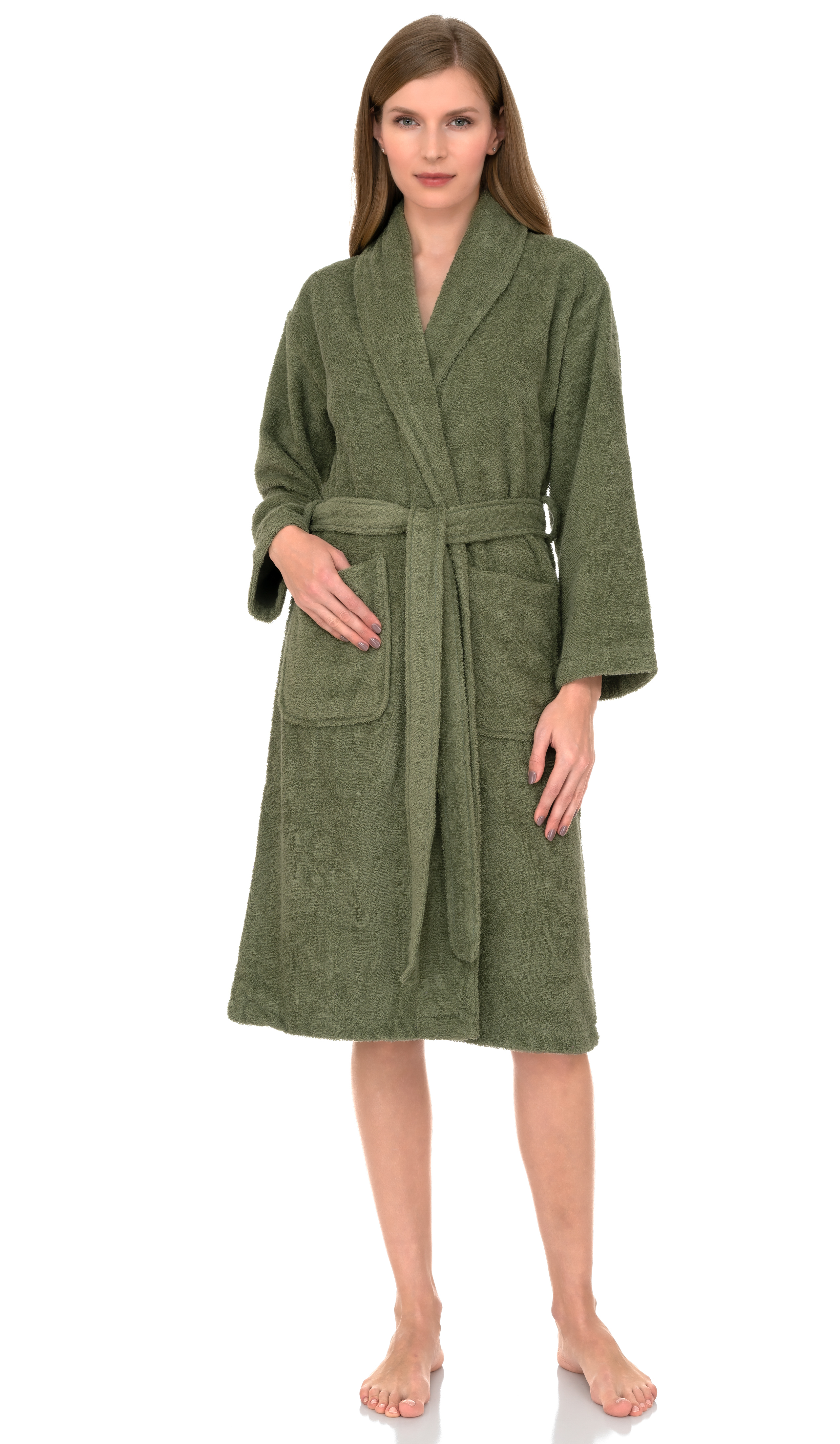 Bath Robe Small TowelSelections Women's Robe, Turkish Cotton Terry Shawl Bathrobe Small ...