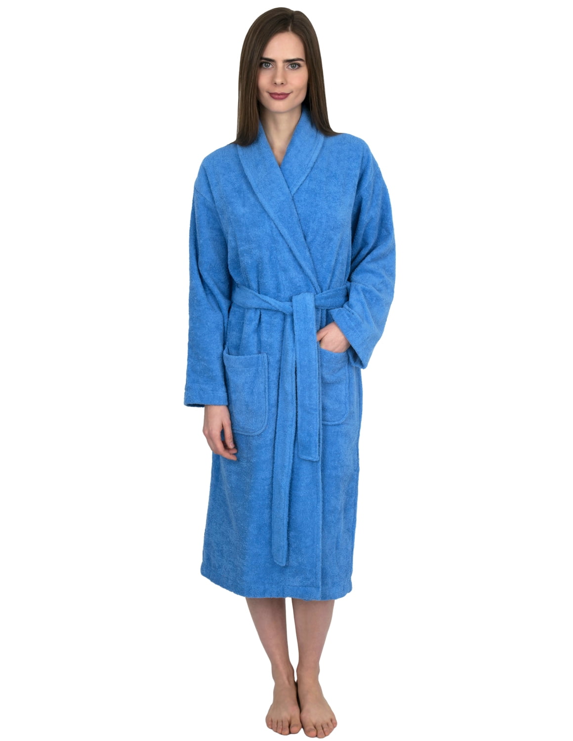Bath Robe Small TowelSelections Women's Robe, Turkish Cotton Terry Shawl Bathrobe X ...