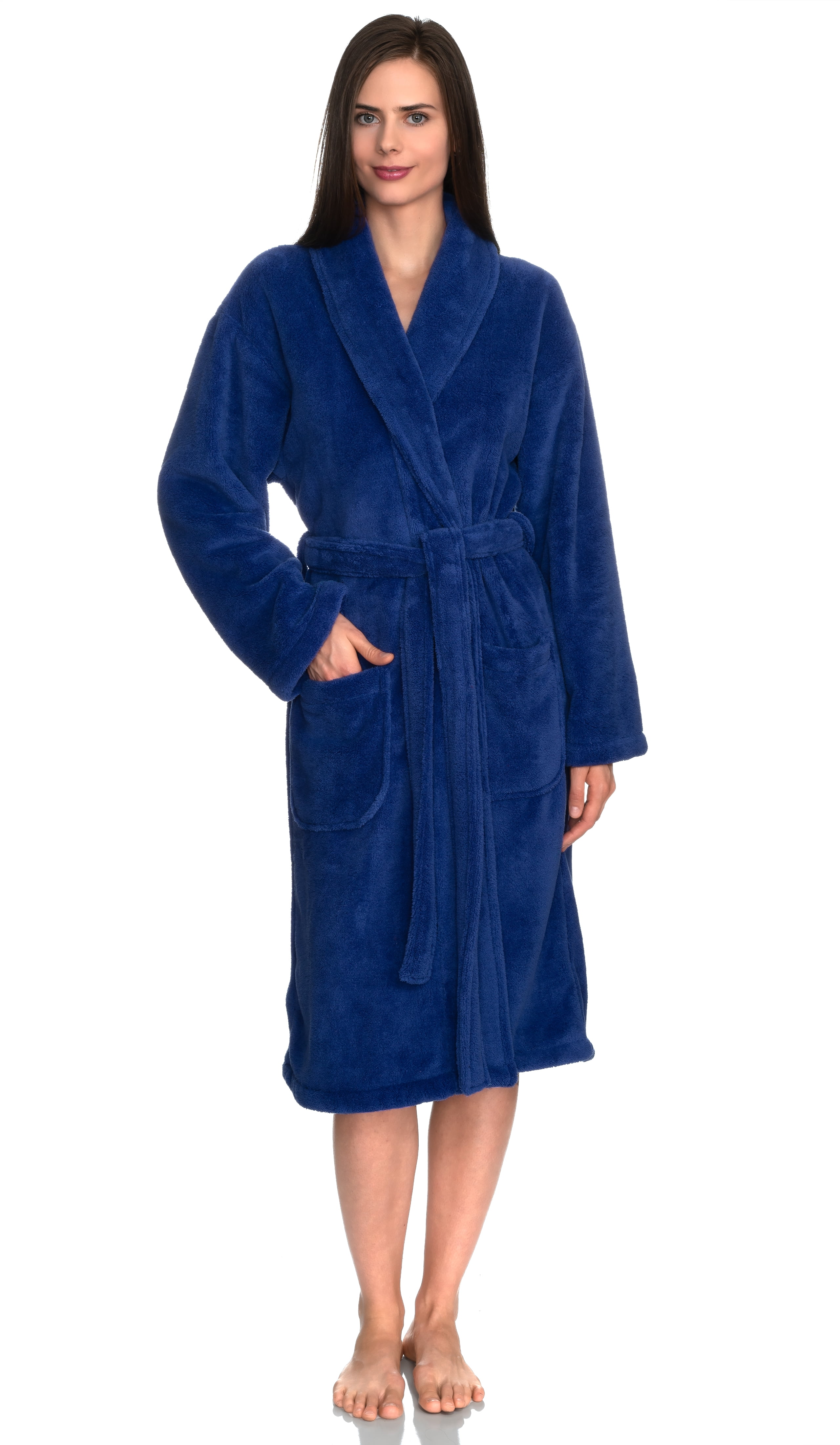 Small Bath Robe TowelSelections Women's Super Soft Plush Bathrobe Fleece Spa Robe X ...