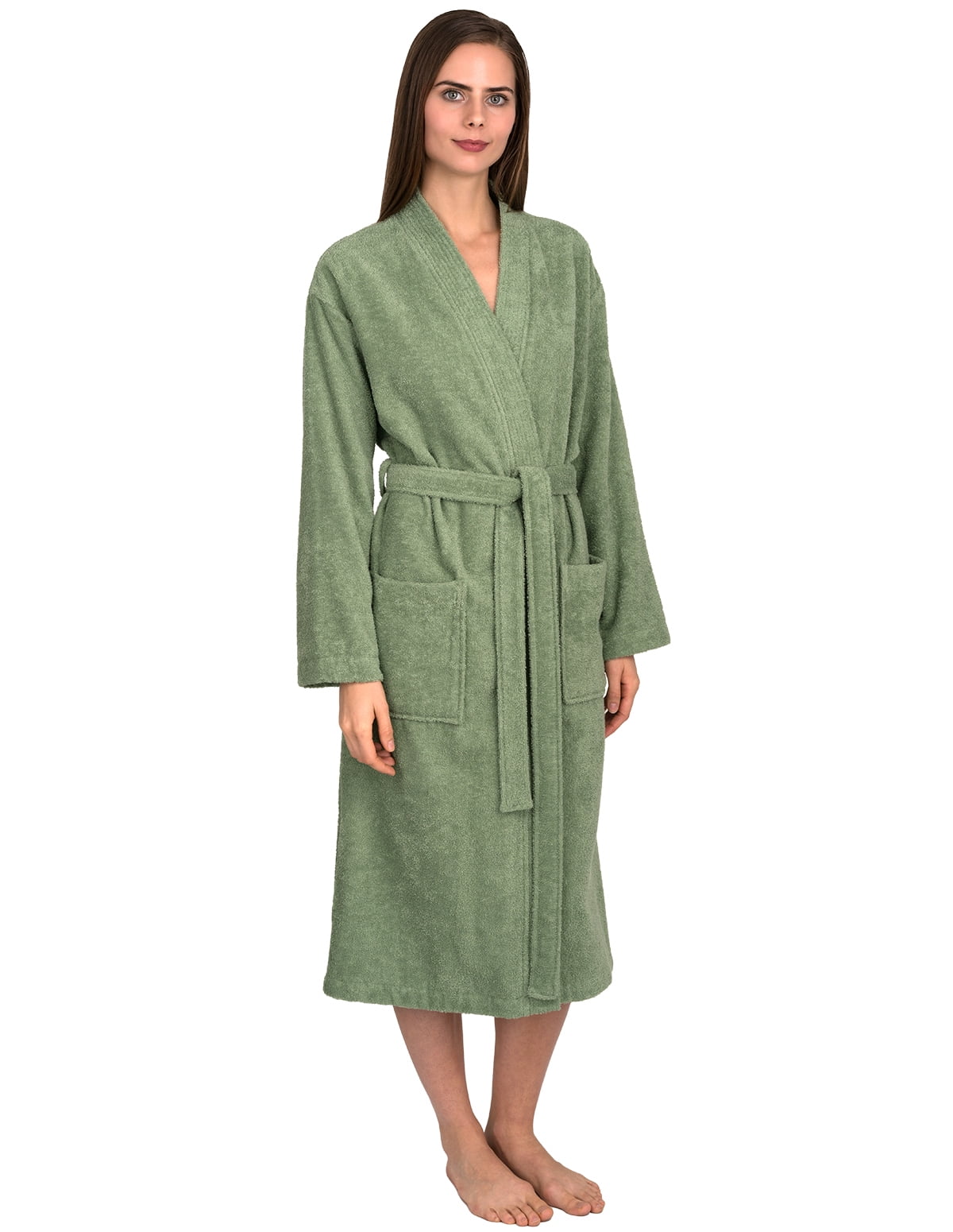 Bath Robe Small TowelSelections Womens Robe, Premium Cotton Bathrobe, Spa Terry Cloth ...