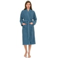 thumbnail image 1 of TowelSelections Womens Robe, Premium Cotton Bathrobe, Spa Terry Cloth Robes for Women X-Large/XX-Large Blue Heaven, 1 of 6