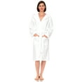 thumbnail image 1 of TowelSelections Womens Robe, Premium Cotton Hooded Bathrobe for Women, Soft Terry Cloth Robes for Women Large White, 1 of 6