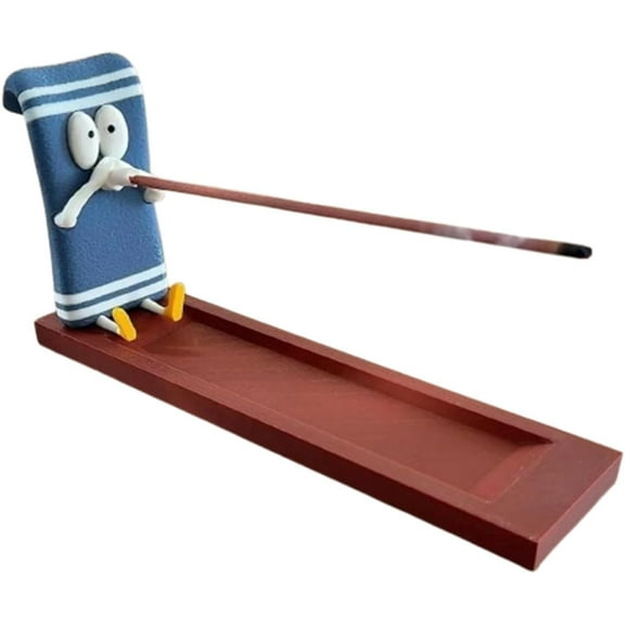 Towelie Servietsky Incense Holder, Handcrafted Incense Burner Holder, Realistic Crafts, Incense Holder for Sticks, Interchangeable Glasses Incense Burner Best for Meditation, Home, Office A C C